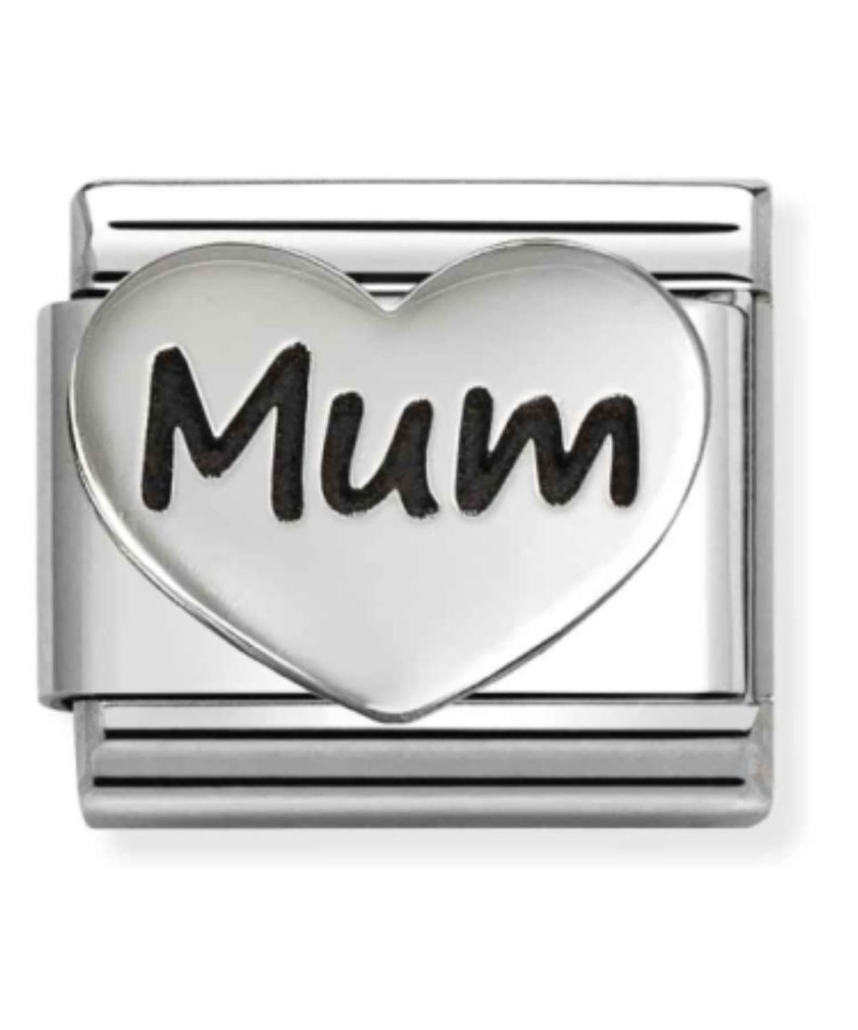 Charms Nomination Composable Silver serce z napisem mama ( mum ) 33011422.jpg